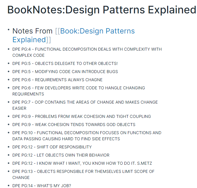 Design Pattern Explained untagged Notes